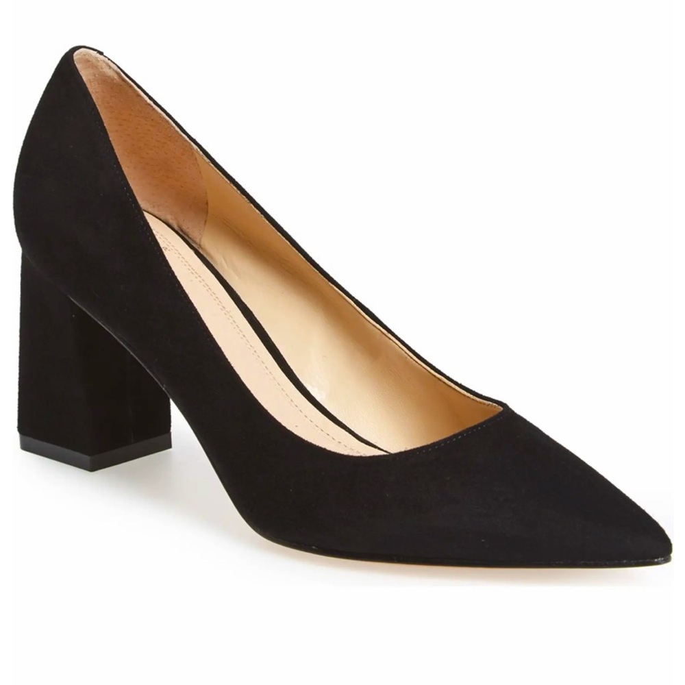 Marc Fisher Black Suede Pump